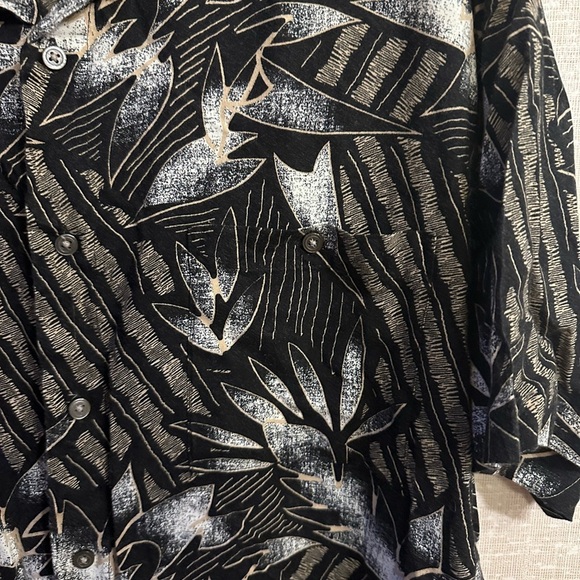 Men’s Short Sleeve Hawaiian Polo Tropical Size‎ Large - Picture 3 of 8